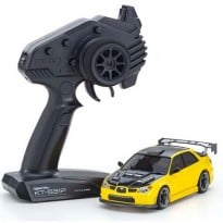 Mini-Z AWD SUBARU IMPREZA w/ Aero Kit & CFRP Hood Metallic Yellow w/ KT-531P Radio Readyset RTR Car Kit