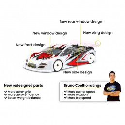 Twister Speciale New ETS Clear Body Set For 1/10 RC Onroad