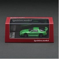 1/64 Mazda RX-7 FC3S RE Amemiya Green Diecast Scale Model Car