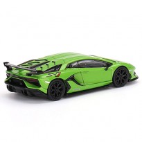 1/64 Lamborghini Aventador SVJ Verde Mantis RHD Diecast Scale Model Car