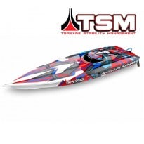 Spartan Brushless High Performance Race Boat 36 RedR RTR New Version w/ TQi Radio TSM iD Castle ESC