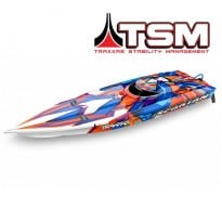 Spartan Brushless High Performance Race Boat 36 OrangeR RTR New Version w/ TQi Radio TSM iD Castle ESC
