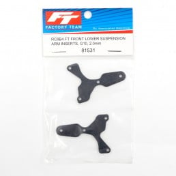 RC8B4 G10 2mm FT Front Lower Suspension Arm Inserts 2 pcs