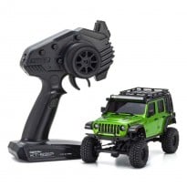 Mini-Z 4x4 1/24 Jeep Wrangler Unlimited Rubicon Crawler Mojito Readyset RTR EP w/ Accesorry Parts KT-531P Radio